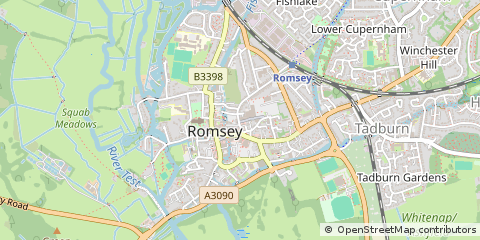 Map of Romsey