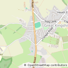 Map of High Wycombe, Buckinghamshire