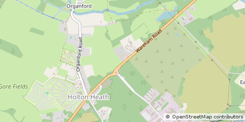 Map of Poole, Dorset