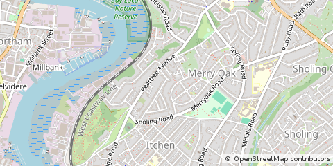 Map of Southampton
