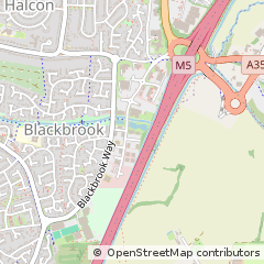 Map of Taunton, Somerset