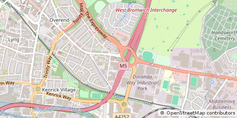 Map of West Bromwich