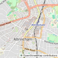 Map of Altrincham