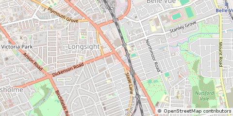 Map of Manchester
