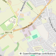 Map of Mirfield, West Yorkshire