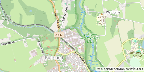 Map of Lymington