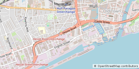 Map of Hull, East Yorkshire