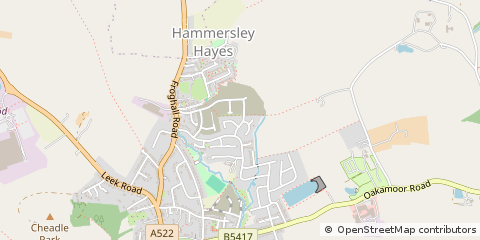 Map of Stoke-on-Trent, Staffordshire