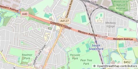Map of Greenford