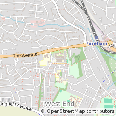 Map of Fareham, Hampshire