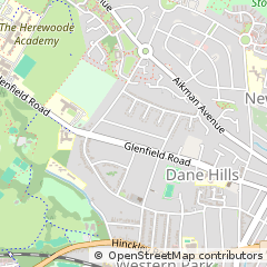 Map of Leicester, Leicestershire