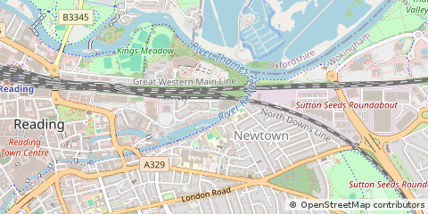 Map of Reading