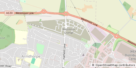 Map of Doncaster