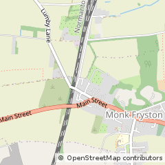 Map of South Milford, North Yorkshire