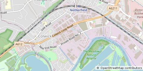Map of Nottingham