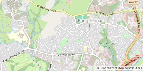 Map of Cardiff