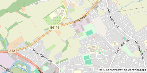 Map of Mirfield, West Yorkshire