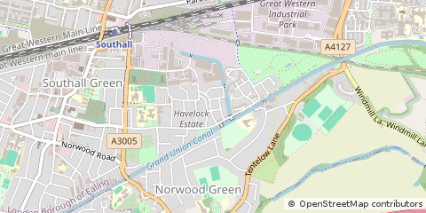 Map of Southall