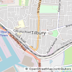 Map of Tilbury