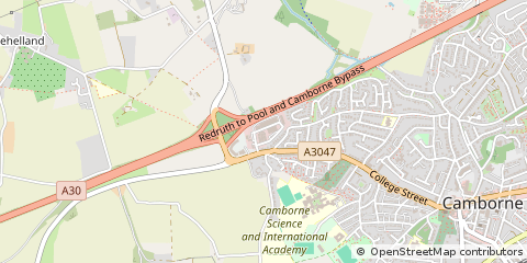 Map of Camborne