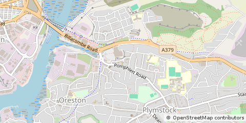 Map of Plymouth, Devon