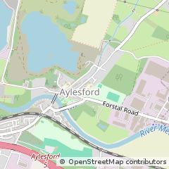 Map of Aylesford, Kent