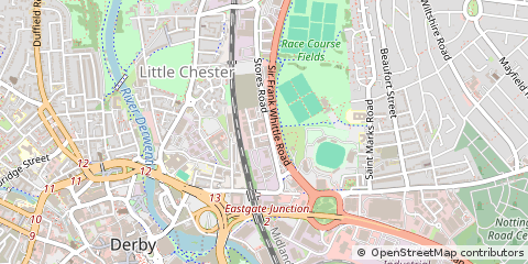 Map of Derby