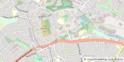 Map of Birmingham, West Midlands