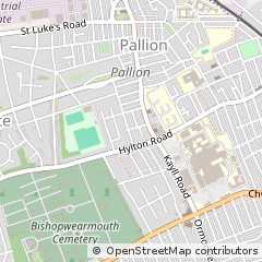 Map of Sunderland