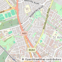 Map of Nottingham