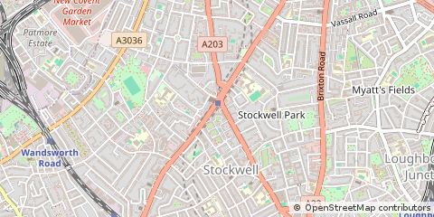 Map of Stockwell, London
