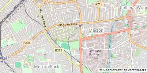 Map of Morden Road, London