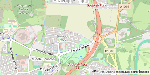 Map of Newcastle Upon Tyne