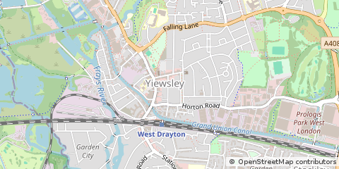 Map of Uxbridge