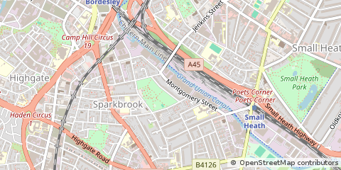 Map of Birmingham