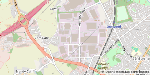 Map of Wakefield