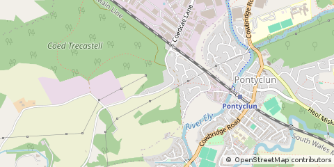 Map of Pontyclun