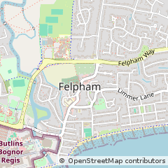 Map of Bognor Regis