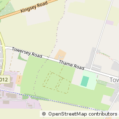 Map of Towersey, Thame, Oxon