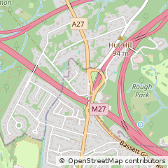 Map of Southampton, Hampshire