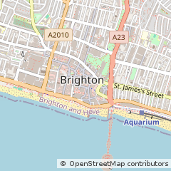 Map of Brighton, East Sussex