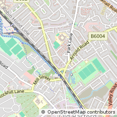 Map of Nottingham, Nottinghamshire