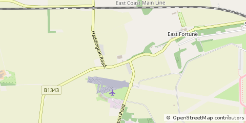Map of North Berwick, East Lothian