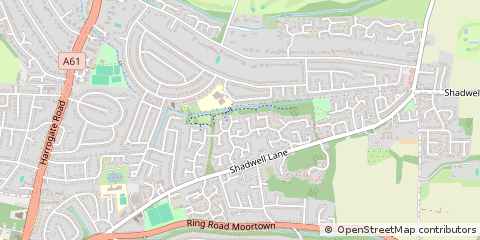 Map of Leeds