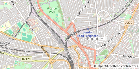 Map of Brighton