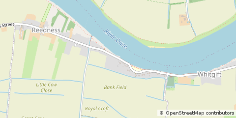 Map of Goole, East Riding of Yorkshire