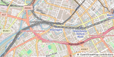 Map of Manchester