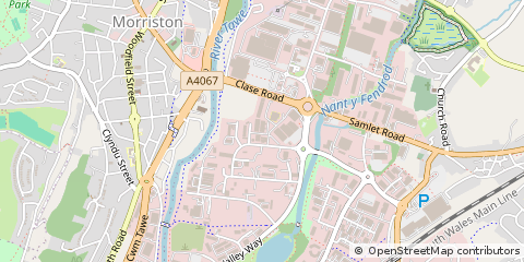 Map of Swansea
