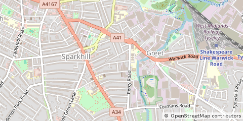 Map of Birmingham
