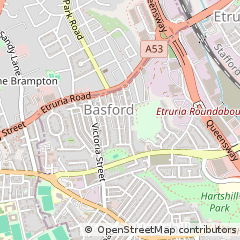 Map of Stoke-on-Trent